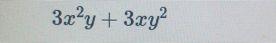 3x^2y+3xy^2