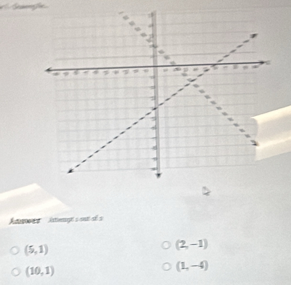 ers ' tempt s ent of 2
(5,1)
(2,-1)
(10,1)
(1,-4)