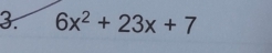 6x^2+23x+7