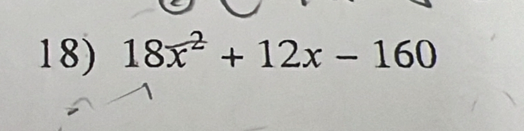 18x^2+12x-160