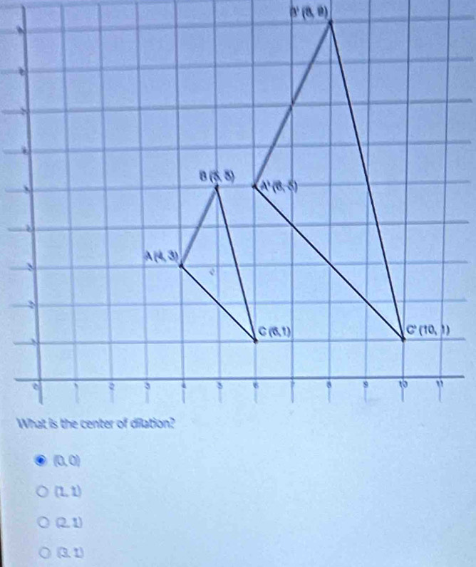 B'(8,9)
(0,0)
(1,1)
(2,1)
(3,1)