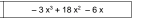 -3x^3+18x^2-6x