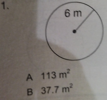 A 113m^2
B 37.7m^2