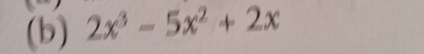 2x^3-5x^2+2x