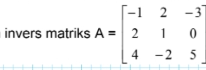 invers matriks