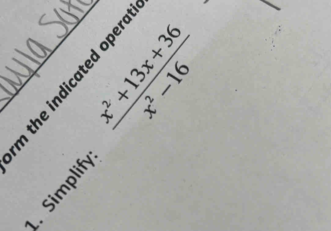 a
 (x^2+5x+8)/x^2-20 
_ g x
E