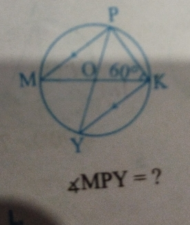 ∠ MPY= ?