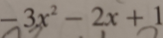 -3x^2-2x+1