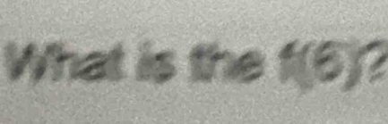 What is the f(6)?