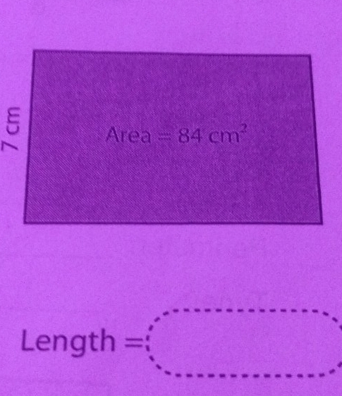 Area =84cm^2
C ength =□