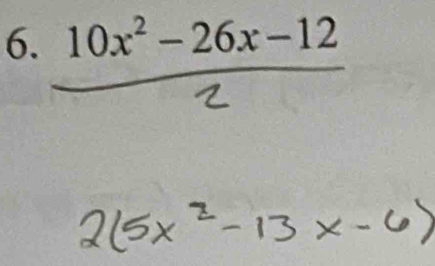 10x² -26x-12