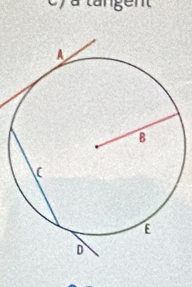 ey a tangent