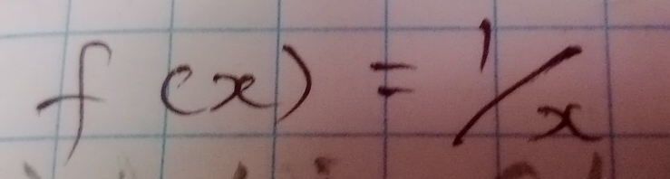 f(x)=frac 1/