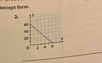 tercept form. 
2.