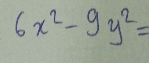 6x^2-9y^2=