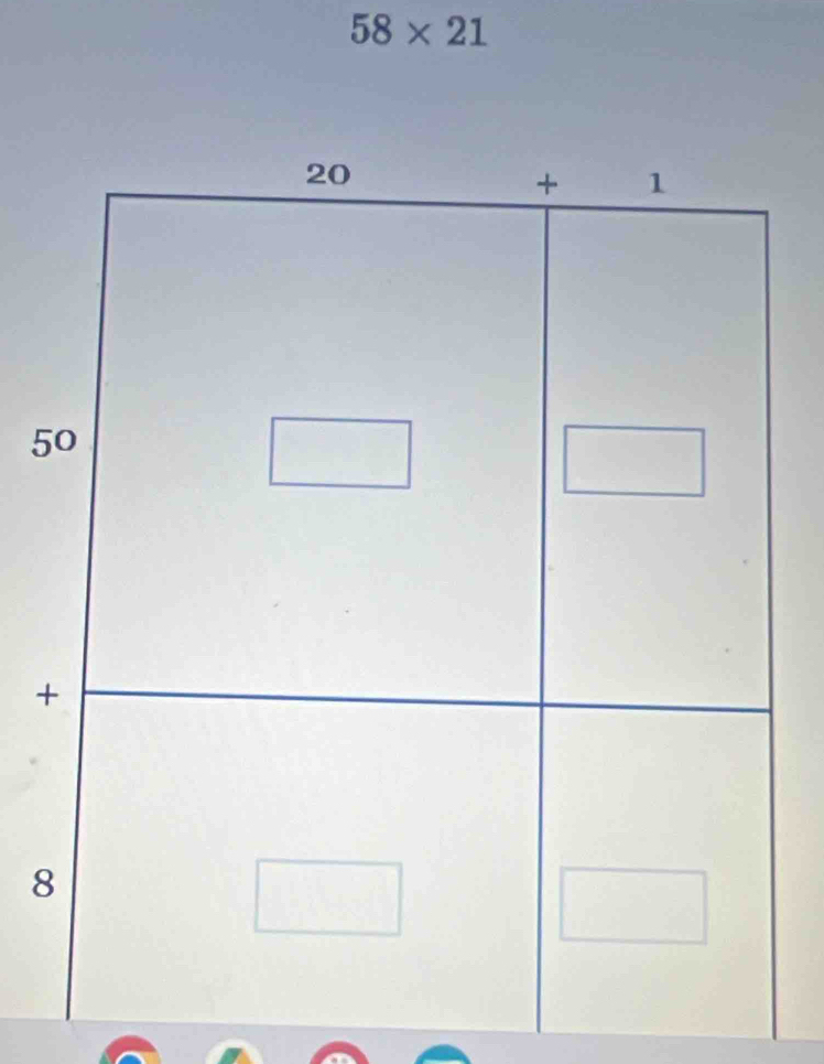 58* 21
5
+
8