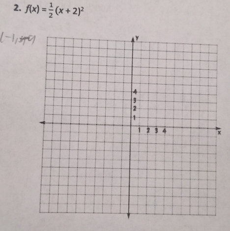 f(x)= 1/2 (x+2)^2
×