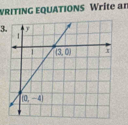 WRITING EQUATIONS Write an
3.