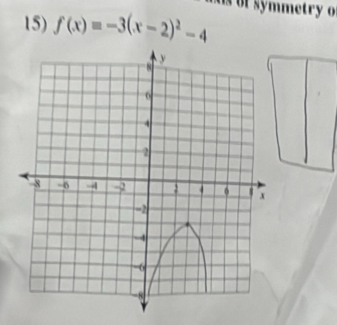 f(x)=-3(x-2)^2-4