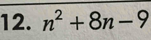 n^2+8n-9