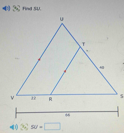 Find SU.
66
D)  x_A SU=□