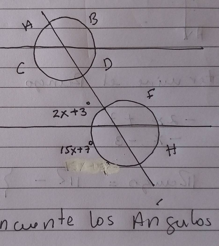 2x+3°
∠ c
15x+7
H 
nounte los An sulos