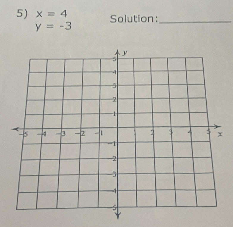 x=4
Solution:_
y=-3