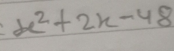 x^2+2x-48