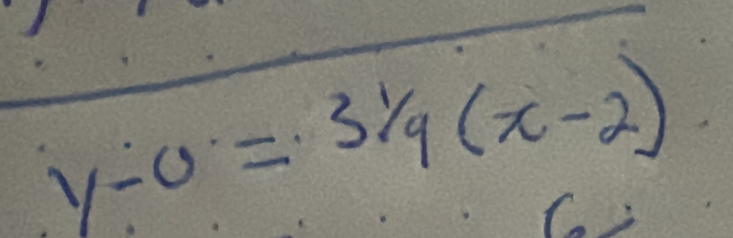 y-0=31/9(x-2)