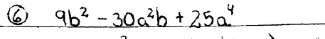 _ 9b^2-30a^2b+25a^4