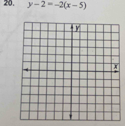 y-2=-2(x-5)