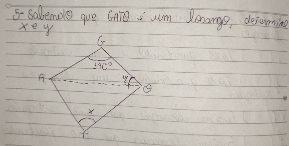 5- Sabemole que GAig o wm lsoange, dejeaming
xe y