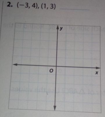 (-3,4), (1,3) _