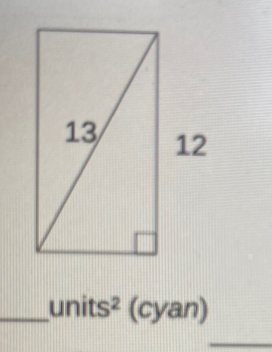 units^2 (cyan) 
_