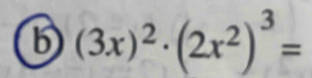 (3x)^2· (2x^2)^3=