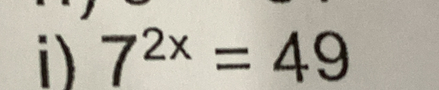 7^(2x)=49