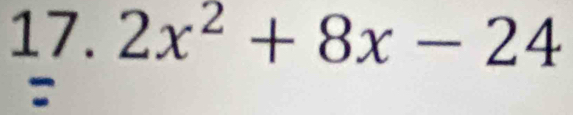 2x^2+8x-24