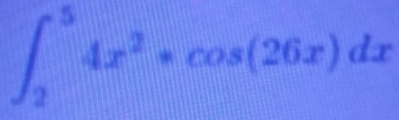 ∈t _2^(54x^2)*cos (26x)dx