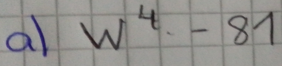 al w^4-81