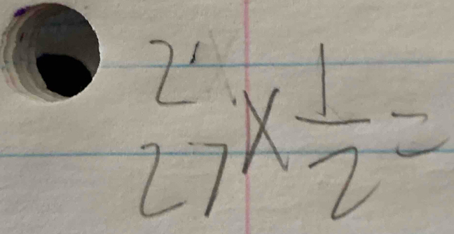 2^1*  1/2 =