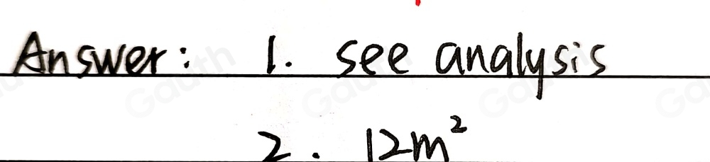 Solved: Mr. De Jose sawed off two identical triangles 3m by 1m from a ...