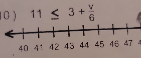 10 ) 11≤ 3+ v/6 