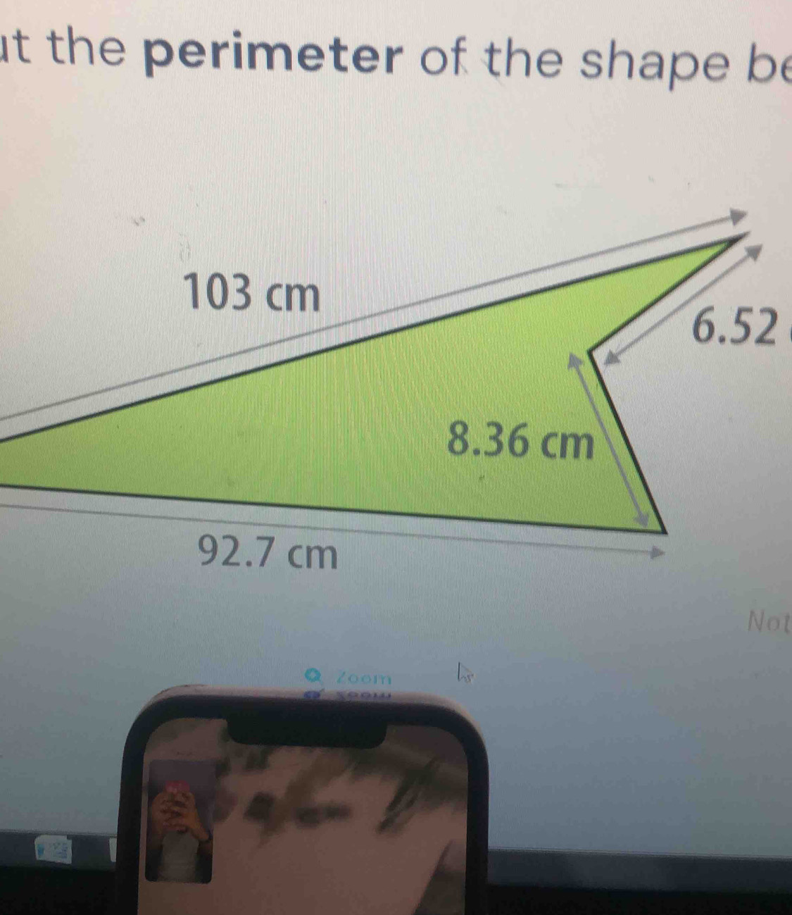 at the perimeter of the shape be 
Not 
Zoom