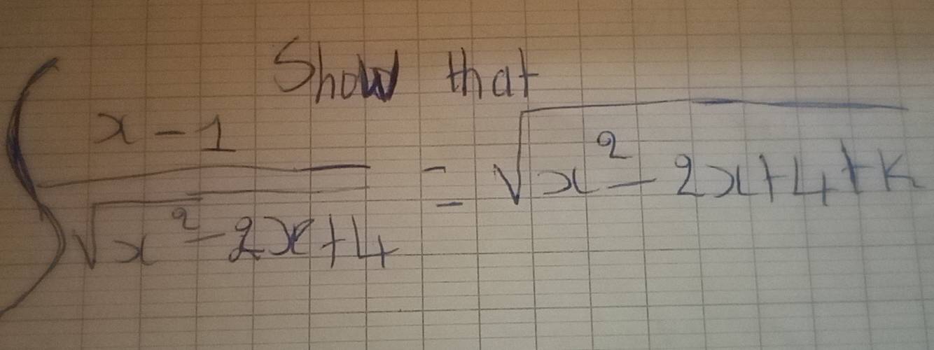 beginarrayr Shotythal sqrt(x^(+12x+4)-frac x^2-2x+4)endarray endarray.  