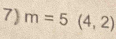 m=5(4,2)