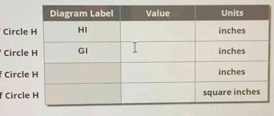 Circle 
Circle
f Circle
f Circle