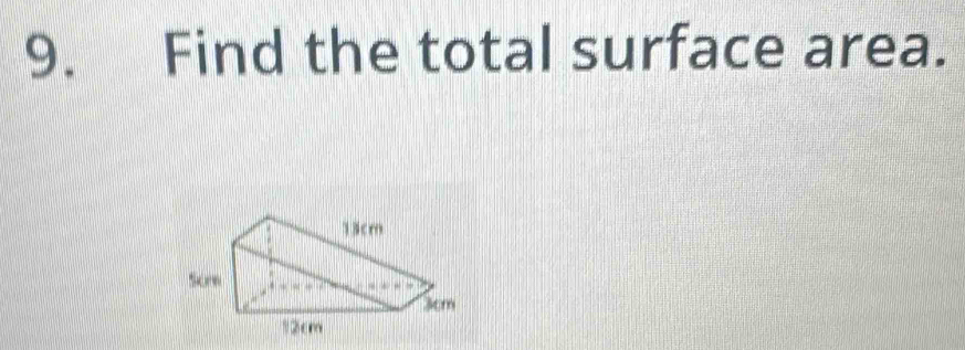 Find the total surface area.