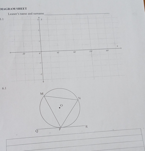 DIAGRAM SHEET
3.1
6.1