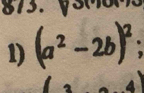 (a²-2b)°;