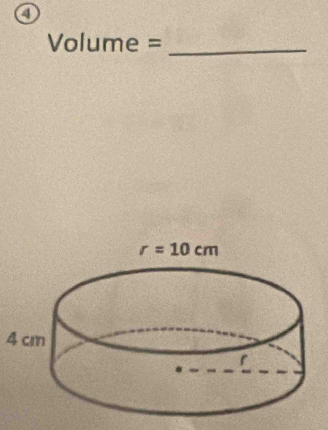 Volume=
4 cm